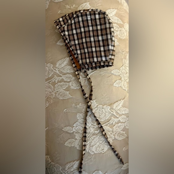 Handmade 100% Cotton Reversible Baby Bonnet ❤️ - Picture 4 of 6